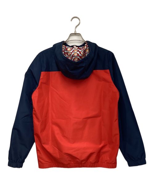 MICHAEL KORS（マイケル・コース）MICHAEL KORS (マイケルコース) ellesse (エレッセ) ハーフジップブルゾン レッド×ネイビー サイズ:Sの古着・服飾アイテム