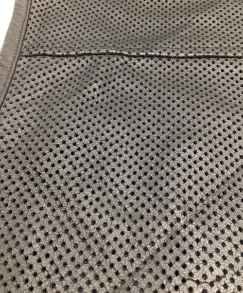 HARLEY-DAVIDSON（ハーレーダビッドソン）HARLEY-DAVIDSON (ハーレーダビッドソン) レザーメッシュベスト ブラック サイズ:XLの古着・服飾アイテム