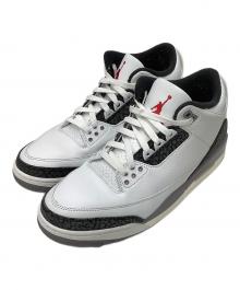 NIKE（ナイキ）の古着「Air Jordan 3 Retro(エアジョーダン3 レトロ)」｜ホワイト×ブラック