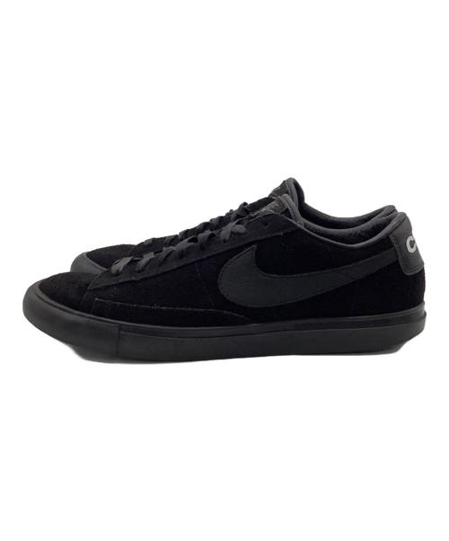 BLACK COMME des GARCONS（ブラックコムデギャルソン）BLACK COMME des GARCONS (ブラックコムデギャルソン) NIKE (ナイキ) BLAZER LOW PREM（ブレザー ロー プレミアム） ブラック サイズ:28cmの古着・服飾アイテム