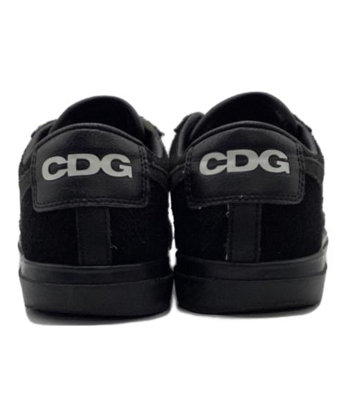 BLACK COMME des GARCONS（ブラックコムデギャルソン）BLACK COMME des GARCONS (ブラックコムデギャルソン) NIKE (ナイキ) BLAZER LOW PREM（ブレザー ロー プレミアム） ブラック サイズ:28cmの古着・服飾アイテム