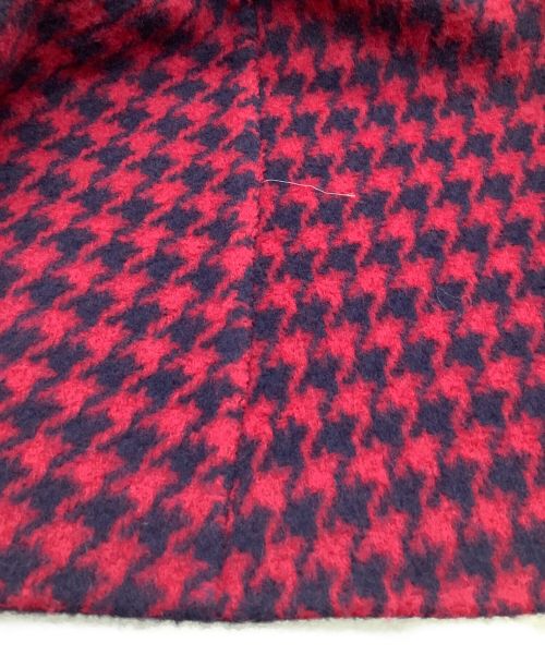 Christian Dior（クリスチャン ディオール）Christian Dior (クリスチャン ディオール) ノーカラーウールコート パープル サイズ:9の古着・服飾アイテム