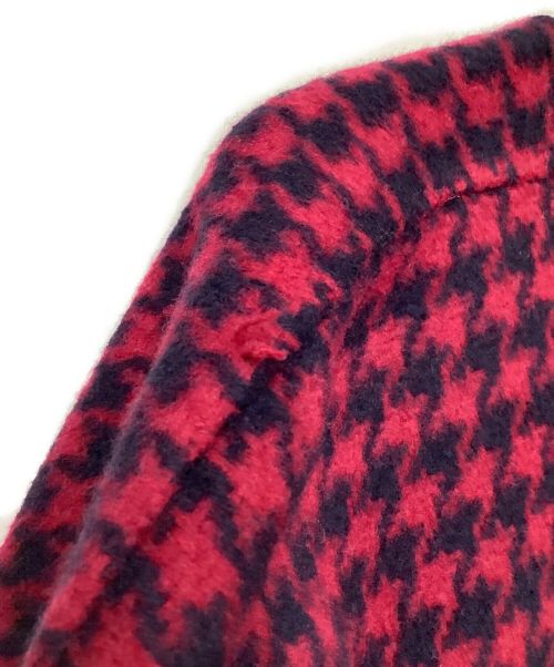 Christian Dior（クリスチャン ディオール）Christian Dior (クリスチャン ディオール) ノーカラーウールコート パープル サイズ:9の古着・服飾アイテム