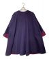 Christian Dior (クリスチャン ディオール) ノーカラーウールコート パープル サイズ:9：31000円