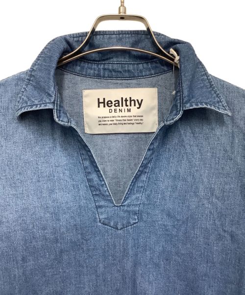 Healthy DENIM（ヘルシーデニム）Healthy DENIM (ヘルシーデニム) ワンピース ブルー サイズ:1の古着・服飾アイテム