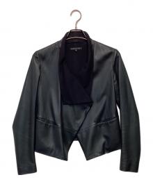theory（セオリー）の古着「レザージャケット」｜ブラック