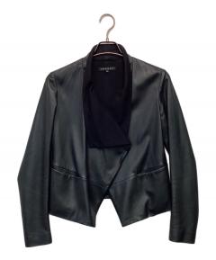 中古・古着通販】theory (セオリー) ライダースジャケット ブラック