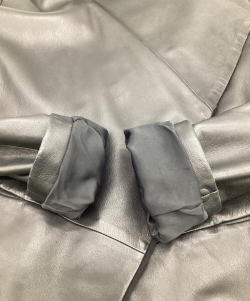 theory（セオリー）theory (セオリー) レザージャケット ブラック サイズ:2の古着・服飾アイテム