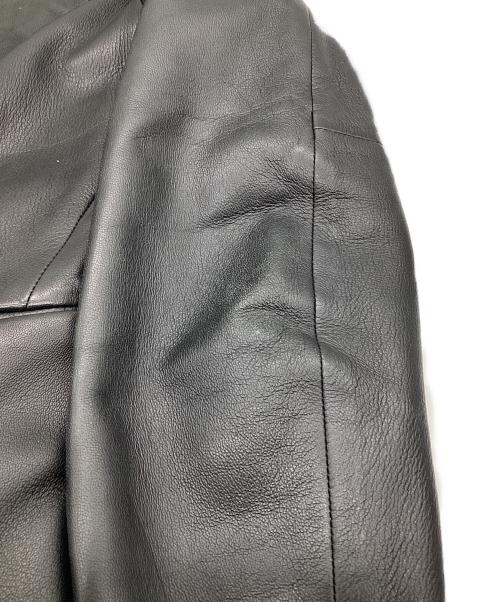 theory（セオリー）theory (セオリー) レザージャケット ブラック サイズ:2の古着・服飾アイテム