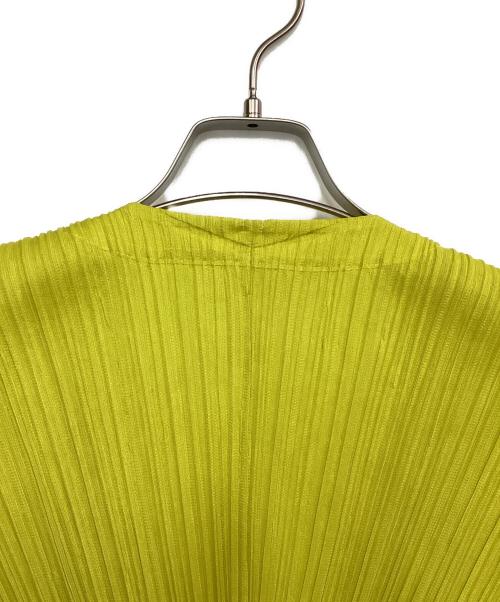 PLEATS PLEASE（プリーツプリーズ）PLEATS PLEASE (プリーツプリーズ) カーディガン グリーン サイズ:3の古着・服飾アイテム