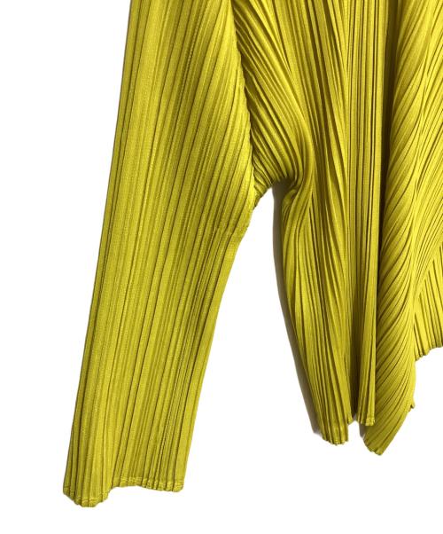 PLEATS PLEASE（プリーツプリーズ）PLEATS PLEASE (プリーツプリーズ) カーディガン グリーン サイズ:3の古着・服飾アイテム