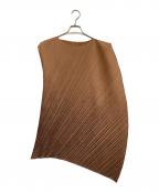 PLEATS PLEASEプリーツプリーズ）の古着「カットソー」｜ブラウン