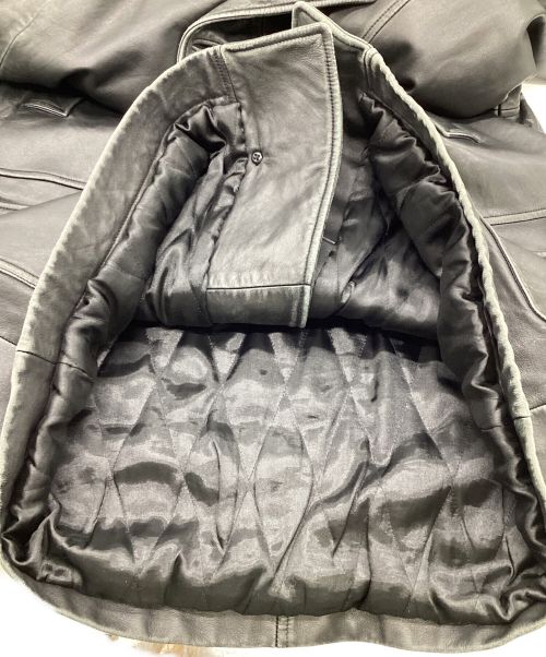 Paul Smith London（ポールスミスロンドン）Paul Smith London (ポールスミスロンドン) レザー カーコート ブラック サイズ:Mの古着・服飾アイテム