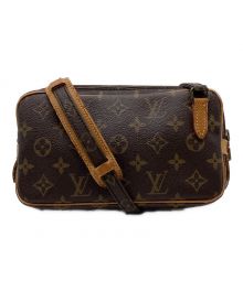 LOUIS VUITTON（ルイ ヴィトン）の古着「モノグラム ポシェット・マルリーバンドリエール」｜ブラウン