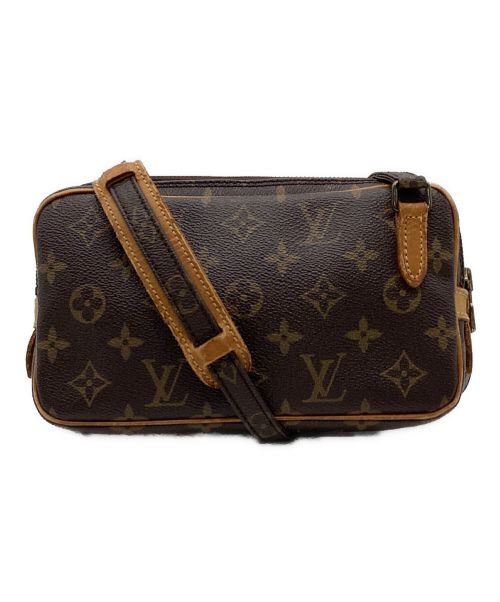LOUIS VUITTON（ルイ ヴィトン）LOUIS VUITTON (ルイ ヴィトン) モノグラム ポシェット・マルリーバンドリエール ブラウンの古着・服飾アイテム