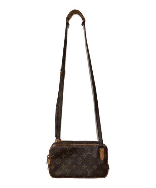 LOUIS VUITTON（ルイ ヴィトン）LOUIS VUITTON (ルイ ヴィトン) モノグラム ポシェット・マルリーバンドリエール ブラウンの古着・服飾アイテム