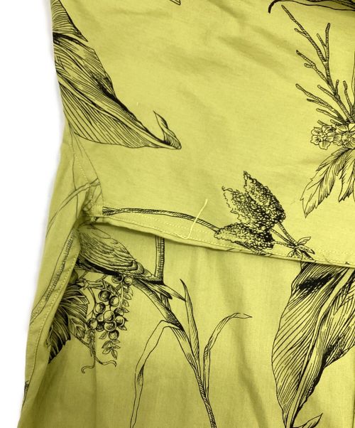 GUCCI（グッチ）GUCCI (グッチ) ロング スリーブ シャツ グリーン×ブラック サイズ:38/15の古着・服飾アイテム