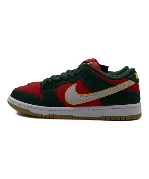 NIKE（ナイキ）NIKE (ナイキ) SB Dunk Low Pro PRM Seattle Supersonics（スケートボーディング ダンク ロー プロ プレミアム シアトル スーパーソニックス） グリーン×レッド サイズ:24㎝の古着・服飾アイテム