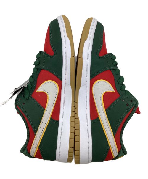 NIKE（ナイキ）NIKE (ナイキ) SB Dunk Low Pro PRM Seattle Supersonics（スケートボーディング ダンク ロー プロ プレミアム シアトル スーパーソニックス） グリーン×レッド サイズ:24㎝の古着・服飾アイテム