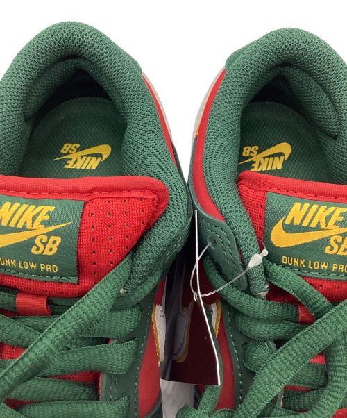 NIKE（ナイキ）NIKE (ナイキ) SB Dunk Low Pro PRM Seattle Supersonics（スケートボーディング ダンク ロー プロ プレミアム シアトル スーパーソニックス） グリーン×レッド サイズ:24㎝の古着・服飾アイテム