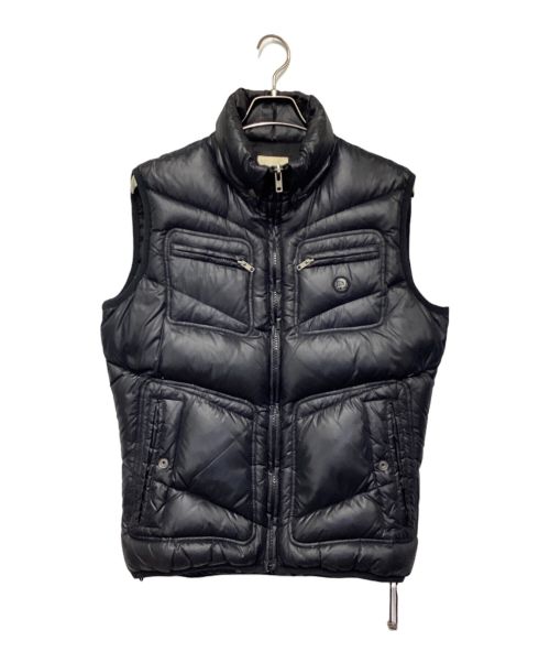 DIESEL（ディーゼル）DIESEL (ディーゼル) ダウンベスト ブラック サイズ:Mの古着・服飾アイテム