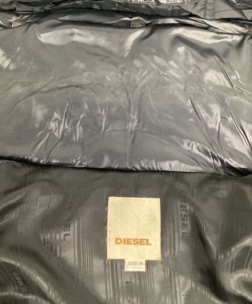 DIESEL（ディーゼル）DIESEL (ディーゼル) ダウンベスト ブラック サイズ:Mの古着・服飾アイテム