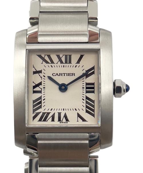 Cartier（カルティエ）Cartier (カルティエ) タンクフランセーズSM Ref.W51008Q3 アイボリー文字盤 サイズ:20ｍｍの古着・服飾アイテム