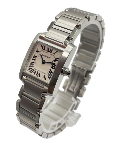Cartier（カルティエ）Cartier (カルティエ) タンクフランセーズSM Ref.W51008Q3 アイボリー文字盤 サイズ:20ｍｍの古着・服飾アイテム