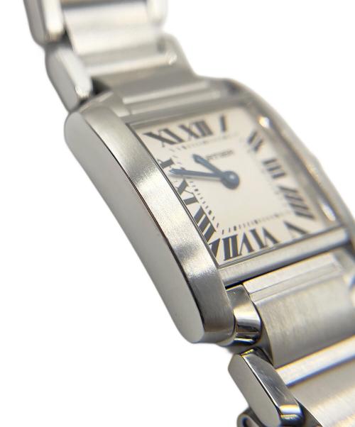Cartier（カルティエ）Cartier (カルティエ) タンクフランセーズSM Ref.W51008Q3 アイボリー文字盤 サイズ:20ｍｍの古着・服飾アイテム