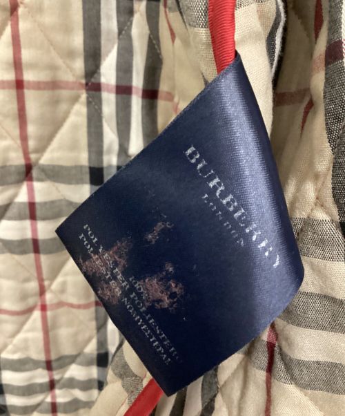 BURBERRY LONDON（バーバリーロンドン）BURBERRY LONDON (バーバリーロンドン) キルティングコート レッド サイズ:L REGの古着・服飾アイテム