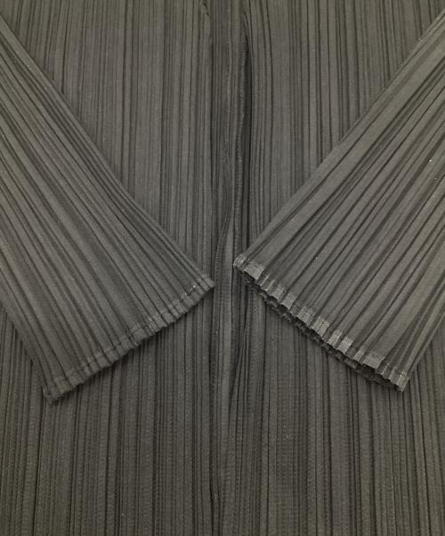 PLEATS PLEASE（プリーツプリーズ）PLEATS PLEASE (プリーツプリーズ) カーディガン ブラック サイズ:3の古着・服飾アイテム