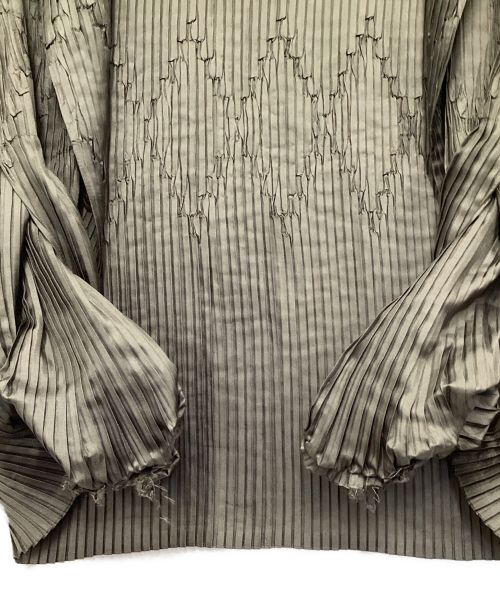 ISSEY MIYAKE MEN（イッセイミヤケメン）ISSEY MIYAKE MEN (イッセイミヤケメン) ベスト グリーン サイズ:Mの古着・服飾アイテム