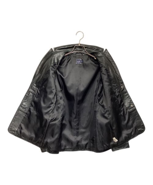 GAP（ギャップ）GAP (ギャップ) レザージャケット ブラック サイズ:Mの古着・服飾アイテム