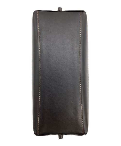 COACH（コーチ）COACH (コーチ) ストライプジャガード モリー25　2WAYバッグ ブラウン×ブラックの古着・服飾アイテム