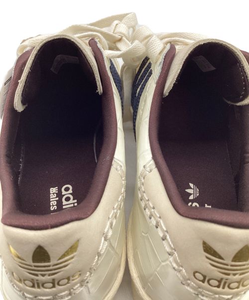 adidas（アディダス）adidas (アディダス) WALES BONNER (ウェールズボナー) WB SUPERSTAR（ウェールズ ボナー スーパースター） ホワイト×ブラック サイズ:28.5cmの古着・服飾アイテム