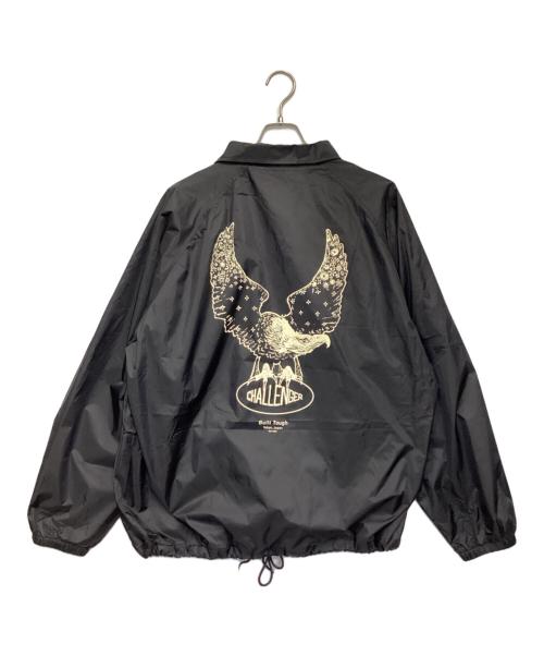 CHALLENGER（チャレンジャー）CHALLENGER (チャレンジャー) OVAL EAGLE COACH JACKET（オーバル イーグル コーチ ジャケット） ブラック サイズ:XLARGEの古着・服飾アイテム