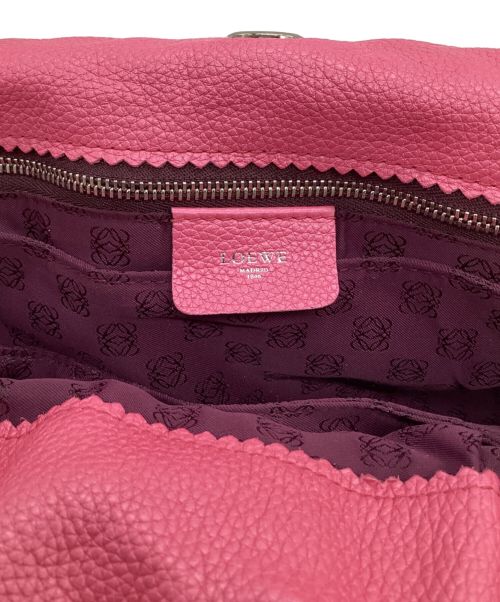 LOEWE（ロエベ）LOEWE (ロエベ) フラメンコ30　ショルダーバッグ ピンクの古着・服飾アイテム