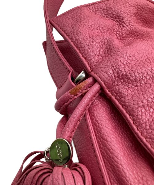 LOEWE（ロエベ）LOEWE (ロエベ) フラメンコ30　ショルダーバッグ ピンクの古着・服飾アイテム