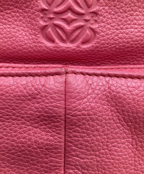 LOEWE（ロエベ）LOEWE (ロエベ) フラメンコ30　ショルダーバッグ ピンクの古着・服飾アイテム