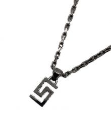 VERSACE（ヴェルサーチェ）の古着「グリーク ネックレス」｜シルバー