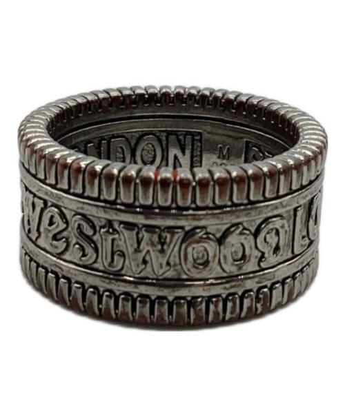 Vivienne Westwood（ヴィヴィアンウエストウッド）Vivienne Westwood (ヴィヴィアンウエストウッド) ロゴ リング サイズ:Mの古着・服飾アイテム