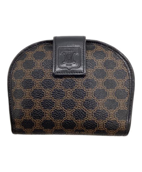 CELINE（セリーヌ）CELINE (セリーヌ) マカダム 2つ折り財布 ブラウンの古着・服飾アイテム