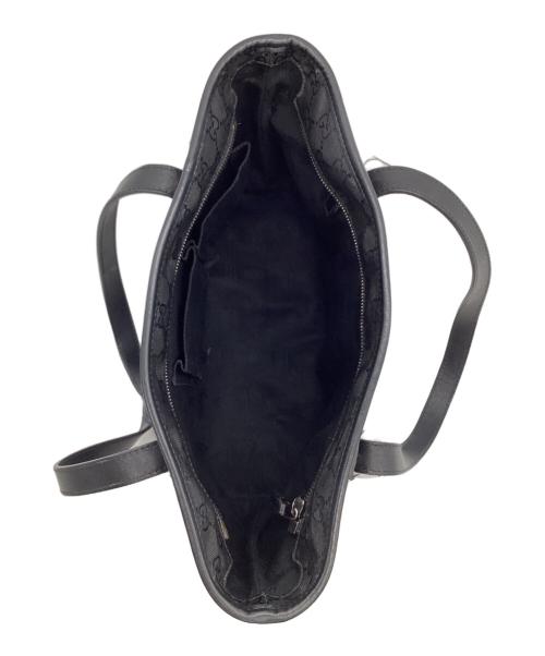 GUCCI（グッチ）GUCCI (グッチ) GGインプリメ トートバッグ ブラックの古着・服飾アイテム