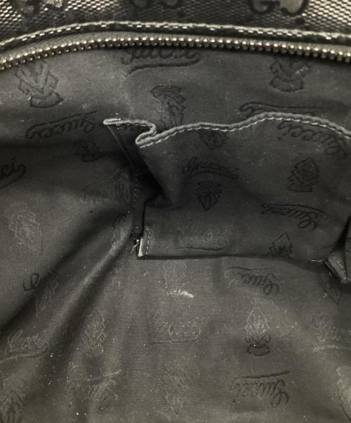 GUCCI（グッチ）GUCCI (グッチ) GGインプリメ トートバッグ ブラックの古着・服飾アイテム