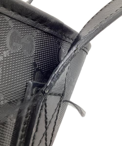 GUCCI（グッチ）GUCCI (グッチ) GGインプリメ トートバッグ ブラックの古着・服飾アイテム