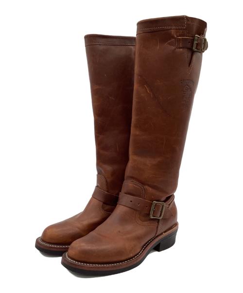 CHIPPEWA（チペワ）CHIPPEWA (チペワ) 17インチ エンジニアブーツ ブラウン サイズ:5Eの古着・服飾アイテム