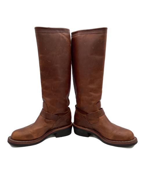 CHIPPEWA（チペワ）CHIPPEWA (チペワ) 17インチ エンジニアブーツ ブラウン サイズ:5Eの古着・服飾アイテム