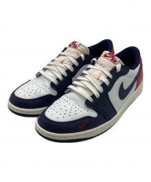 NIKE（ナイキ）の古着「AIR JORDAN 1 RETRO LOW OG（エア ジョーダン 1 レトロ ロー オージー）」｜ホワイト×ネイビー×レッド