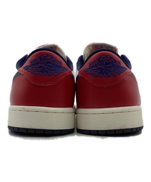 NIKE（ナイキ）NIKE (ナイキ) AIR JORDAN 1 RETRO LOW OG（エア ジョーダン 1 レトロ ロー オージー） ホワイト×ネイビー×レッド サイズ:28cmの古着・服飾アイテム