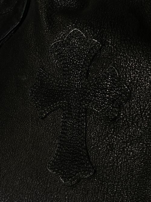 CHROME HEARTS（クロムハーツ）CHROME HEARTS (クロムハーツ) FSトートバッグセメタリークロスパッチ ブラック サイズ:-の古着・服飾アイテム